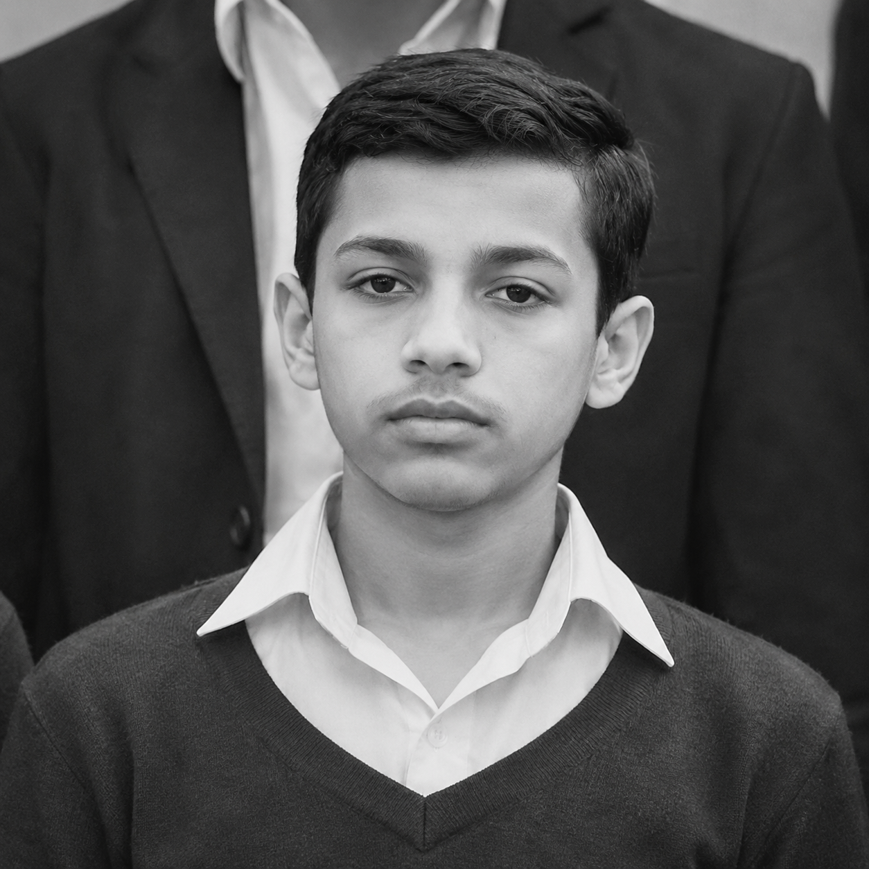 Balraj Sharma school time photo
